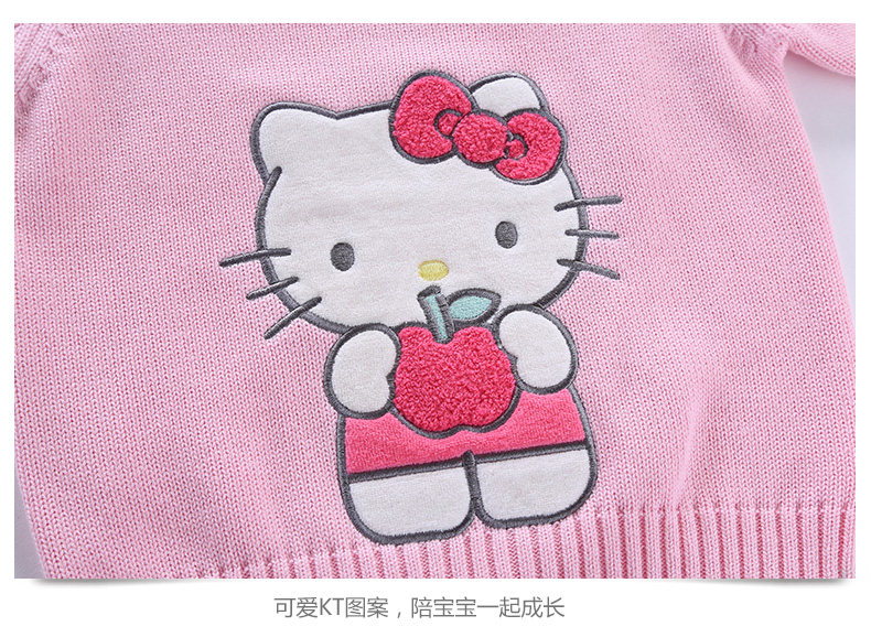 Pull fille HELLO KITTY à manche longue - Ref 2103880 Image 29