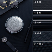 Black striped photography background Mobile phone watch jewelry shooting background cloth leather photo props