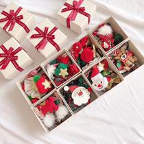 Christmas gift Childrens Christmas hair clip cute clip Childrens headdress does not hurt hair band
