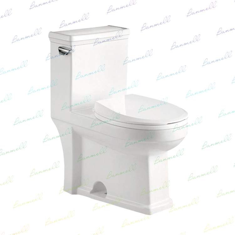 Exported to the UK original single through UPC jet siphon one-piece toilet British retro style ceramic toilet