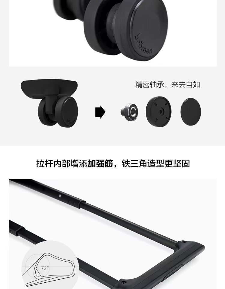 不 莱 Phiên bản tiếng Hàn của xe đẩy hành lý nhỏ xinh dễ thương dành cho sinh viên đại học phổ biến bánh xe vali siêu nhẹ nữ 20 inch 24 - Va li giá vali kéo loại to