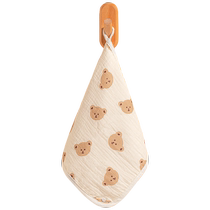 Baby saliva towel pure cotton type A small square towel baby special face wash bath newborn child super soft gauze towel