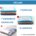 KING SHORE / Gối vàng Hai gói Bông dày thoải mái và mềm mại Hoa văn tốt lành vỏ gối đẹp Khăn gối