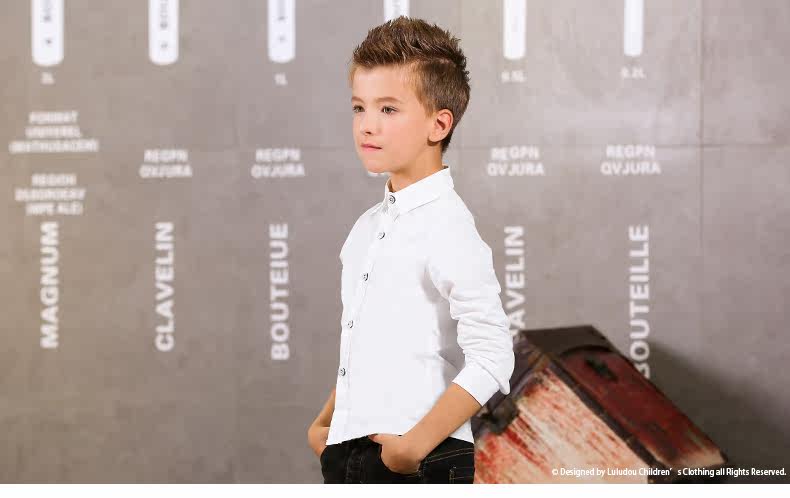 Chemise garcon à manche longue - Ref 2075116 Image 7