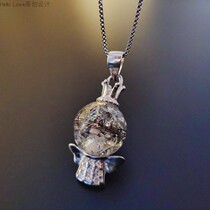 Sterling Silver Angel Breast Milk Baby pendant fetal hair souvenir price tag door knife Lady ear