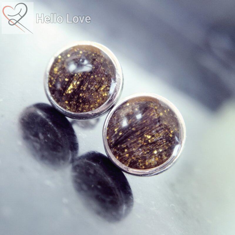 HelloLove Pure Silver Tire Hair Ear Pin Material Bag Baby Memorabilia DIY Homemade Tire Hair Pendant