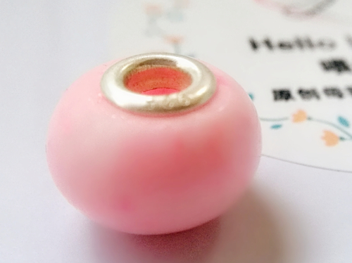 Sterling Silver Color Núm vú Big Hole Cho con bú Hạt Baby Lưu niệm Pandora Vòng tay Hạt Vật liệu Gói - Quà lưu niệm cho bé / Sản phẩm cá nhân shop đồ chơi trẻ em