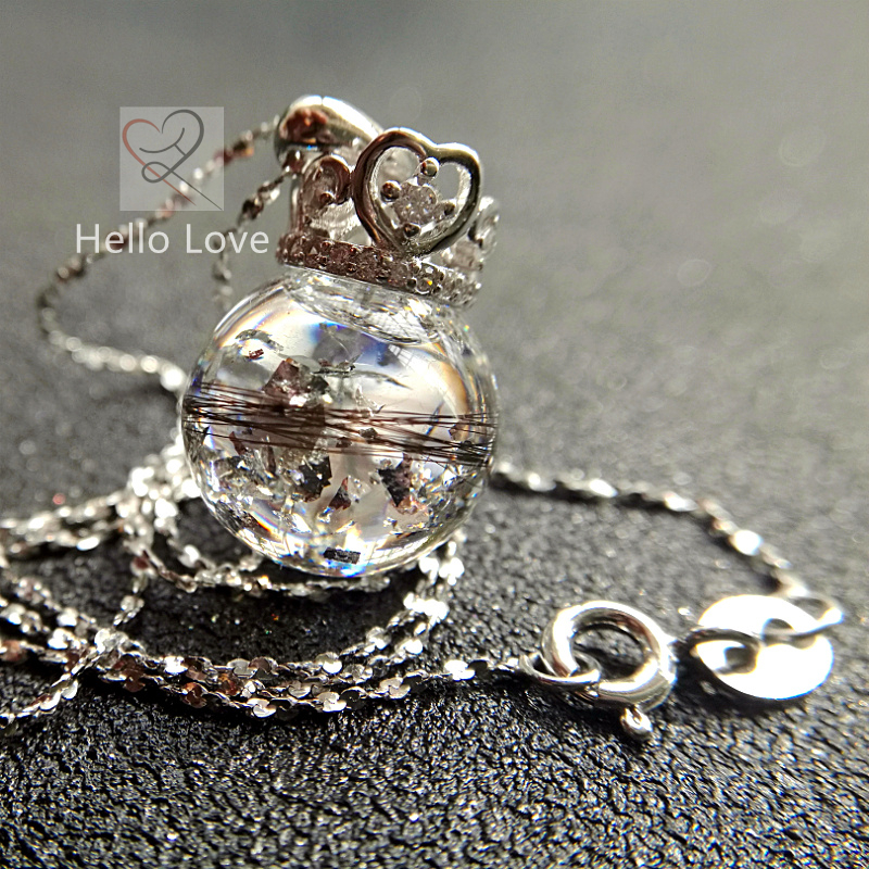 Sterling bạc vương miện lốp xe mặt dây tóc bé mặt dây chuyền vật liệu gói bé lưu niệm tự làm thủ công có thể thêm tên sinh nhật - Quà lưu niệm cho bé / Sản phẩm cá nhân quà sinh nhật cho bé
