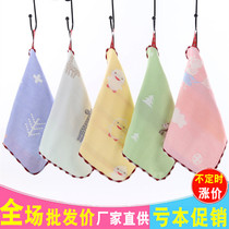Baby saliva towel-in-mouth gauze towel washed face newborn child bath towels beginners pure cotton toddler full cotton small square towels