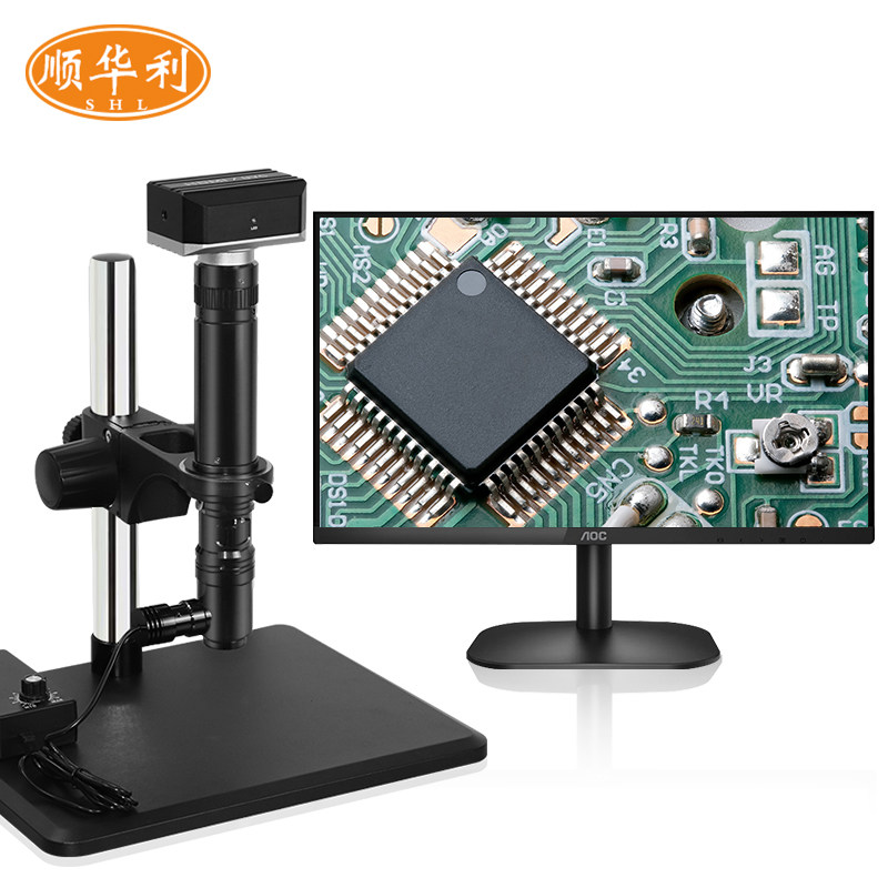 同轴光电子显微镜400X/LED点光源高清工业高倍放大检测圆晶光纤