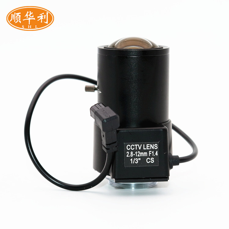 高清手动变焦2.8-12MM自动光圈镜头 工业相机摄像机镜头 CS接口