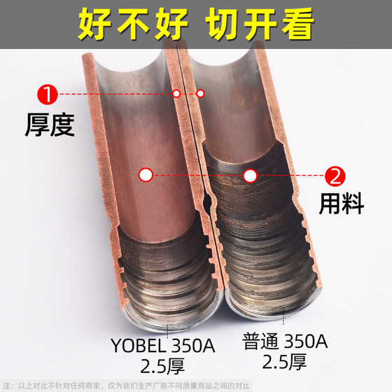 Gas-shielded welding gun protective tip, second-grade welding protective tip, conductive tip protective sleeve, second-grade welding machine accessories, protective tip