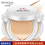 泉 cushion Kem che khuyết điểm CC cream base nude trang điểm không thấm nước cách ly làm sáng dưỡng ẩm kéo dài