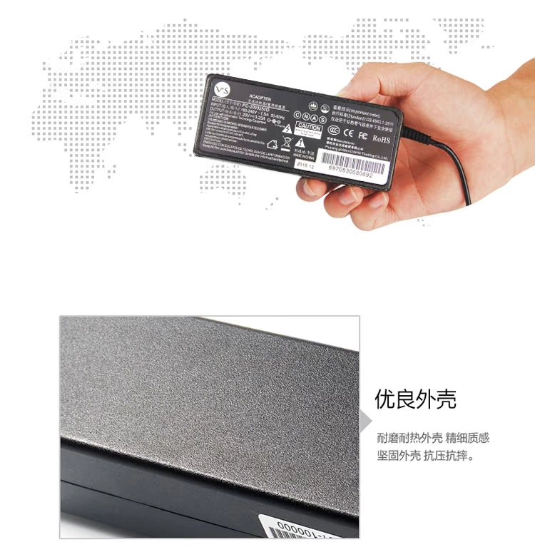 V CỦA Lenovo ThinkPad sạc máy tính xách tay 20V3.25A X201i X220 X240 G500 G400 T4401 PC dây cắm nguồn phổ quát với một cây kim 65W miệng lớn - Phụ kiện máy tính xách tay