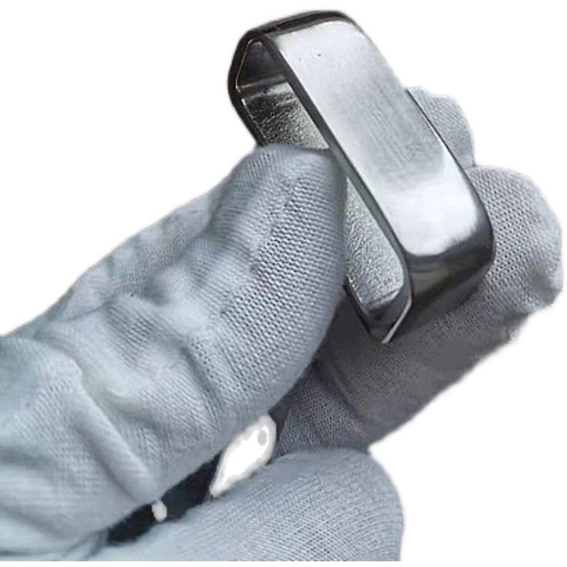 Pure titanium handmade belt ring tail buckle belt buckle accessories pure titanium one-piece molding