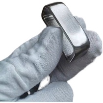 Pure titanium handmade belt ring tail buckle belt buckle accessories pure titanium one-piece molding