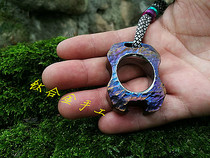 Titanium brother bottle opener manual TC4 pendant carrying titanium alloy EDC
