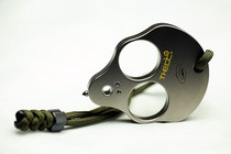 Titanium brother creation alien tiger finger TC4 titanium alloy skeleton EDC broken window rescue defense ring buckle