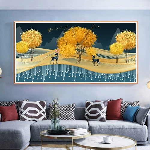 Вышитая линия печати.