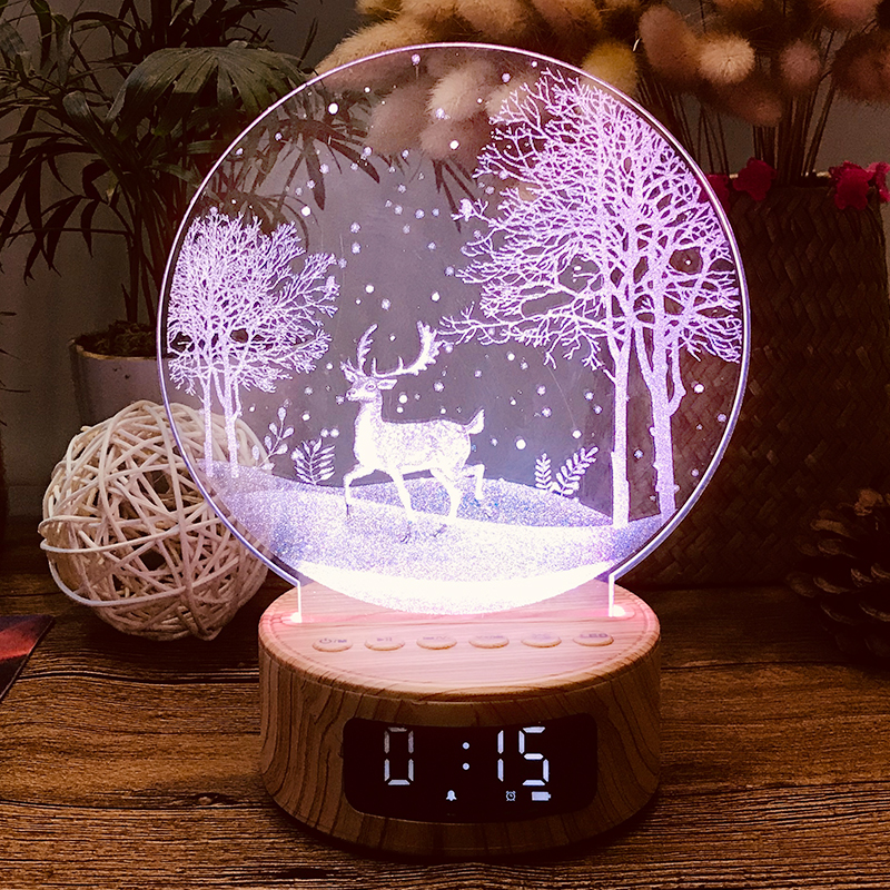 Custom photo Bluetooth music box Projection night light Wedding Birthday gift Girl best friend Children Tanabata Valentine's Day
