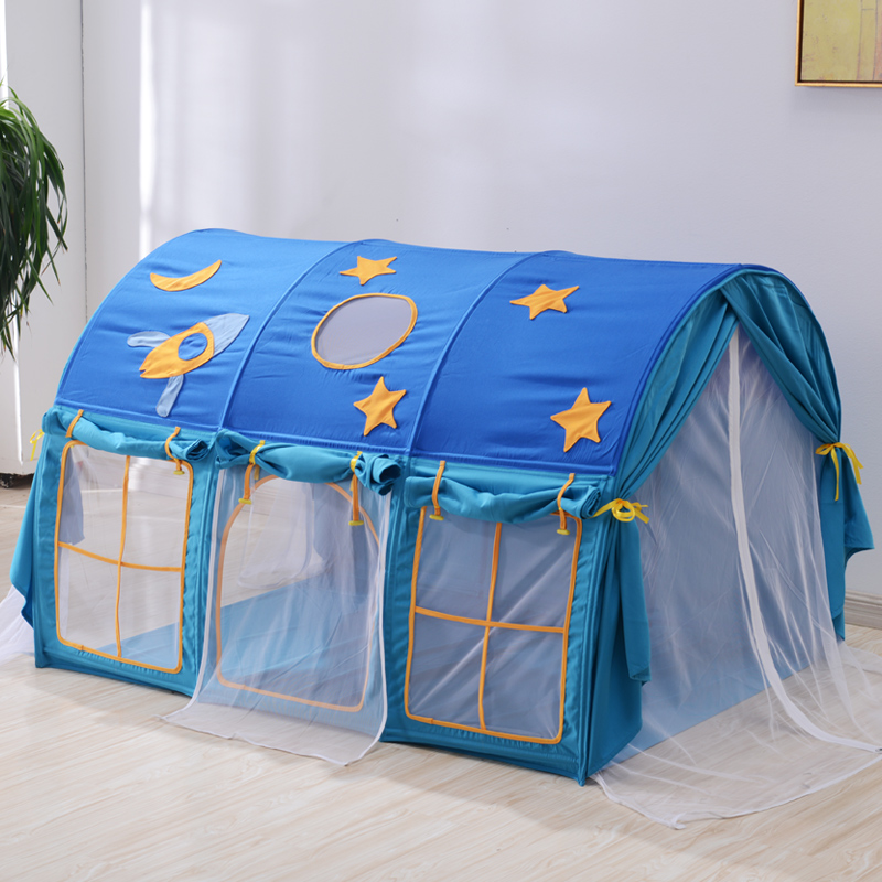 Children's bed tent antifall boy indoor sleeping house bunk bed bed up
