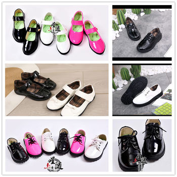 Children's shoes, boys' and girls' leather shoes, college spring and summer performance shoes