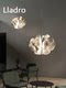 Spanish Ladro Nightlom Ceramic Chandelier Designer Model Butterfly Petal Bedroom Living Room Dining Room Chandelier
