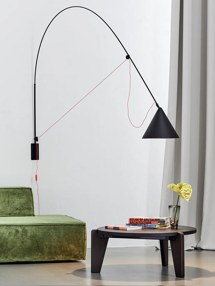 German Midgard Ayno Living Room Sofa Fishing Vertical Wall Lamp Reading Lamp Designer Industrial Style Wall Lamp