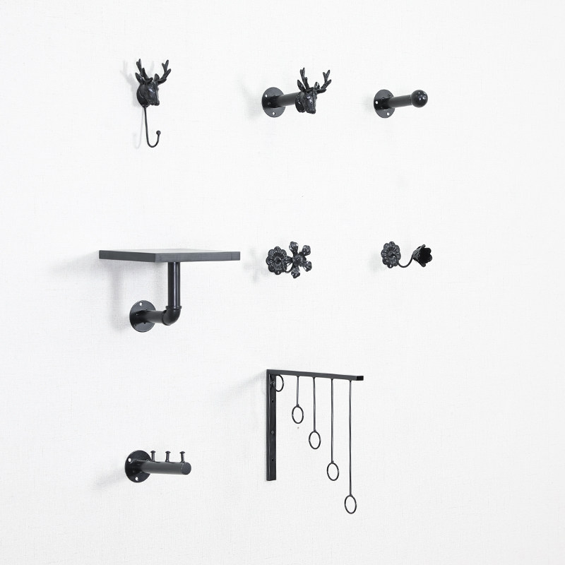 Clothing store hook retro wall hanging point hanging single hook is hanging display rack hanger fitting room hook on the wall point hanging