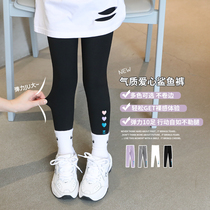 Childrens trousers shark pants female baby beats bottom pants spring autumn style 2022 spring clothing high waist and body girl pants slim fit