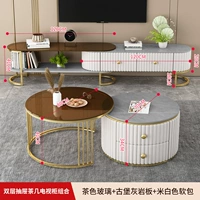 TL-Double-Drawing Cabinet Комбинированная плата Gubao Watani+Mi-White Soft Back+Coe Color Glass