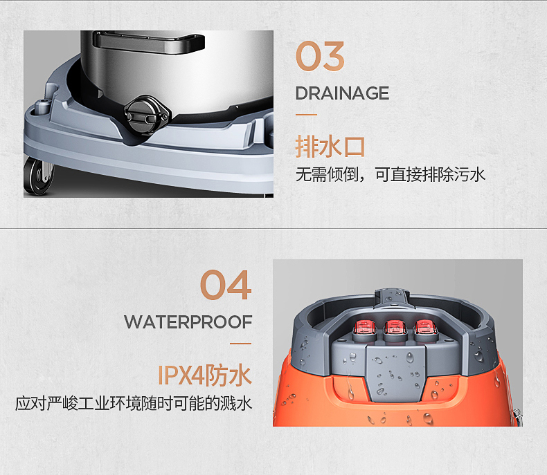 robot hút bụi xiaomi mijia gen 2 Máy hút bụi công nghiệp Jeno 4800W mạnh mẽ nhà máy thương mại công suất cao kho xưởng máy hút bụi lớn - Máy hút bụi robot hút bụi lau nhà nào tốt