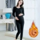 Mùa xuân và mùa thu quần áo phù hợp với bà bầu cotton đồ ngủ bà mẹ sau sinh cho con bú quần áo dịch vụ nhà kích thước lớn quần áo mùa thu