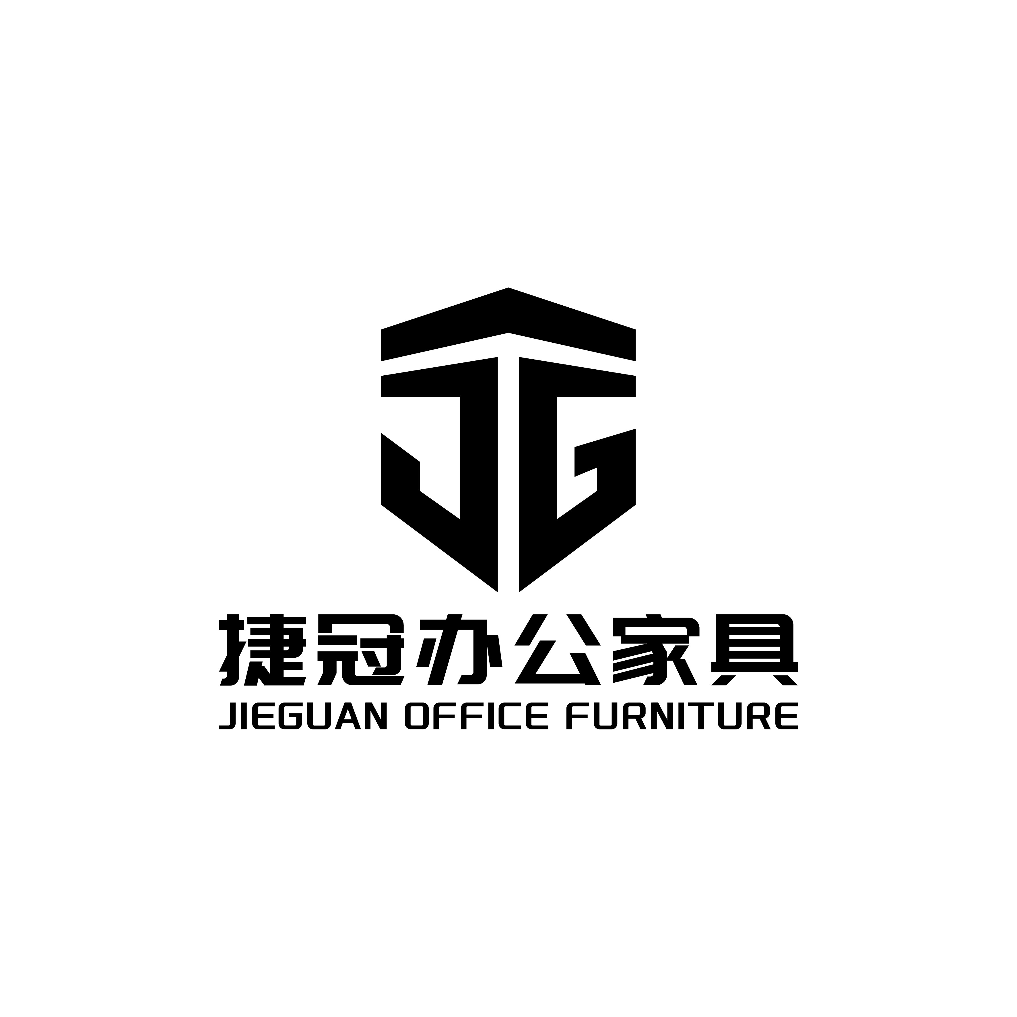 捷冠办公家具的LOGO