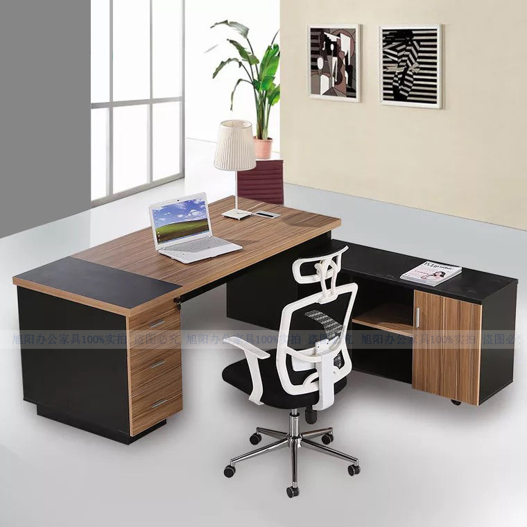 Office furniture desk chair plate type boss table head desk manager desk manager table single computer desk brief modern