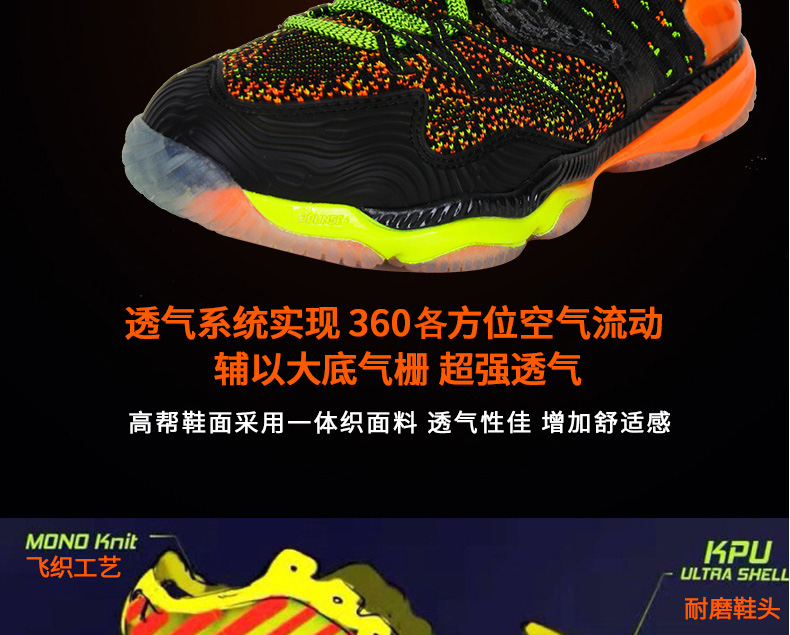 Giày cầu lông Li Ning nam đế ngoài bionic Ranger chameleon sốc hấp thụ giày thi đấu chuyên nghiệp AYAM009 giầy thể thao