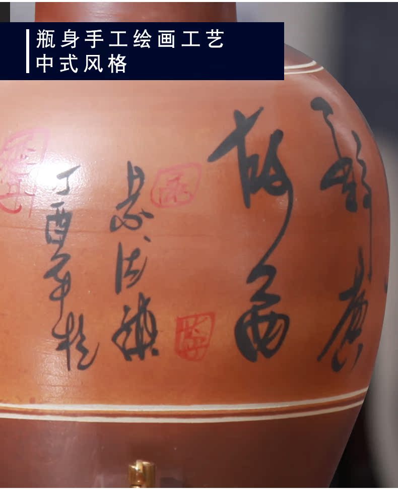 Jingdezhen ceramic jars 10 jins 20 jins 30 jins 50 kg 100 jins leading mercifully jars arbutus jar liquor jugs