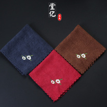 Tea set Tea cloth Absorbent tea towel Zen Kung Fu Personality creative Tea mat Mat pot towel Tea ceremony accessories Rag