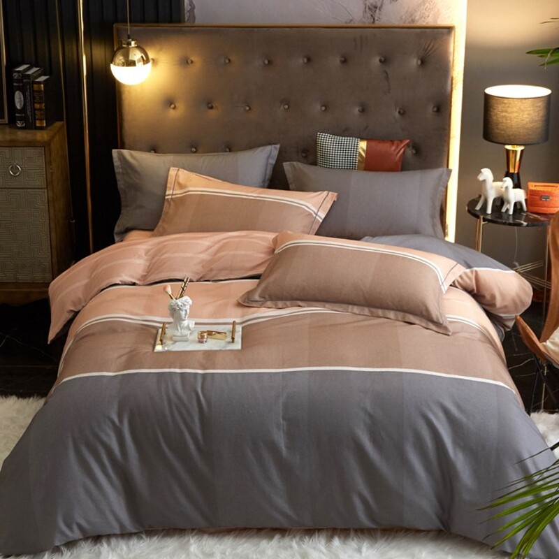 Fuanna Four Pieces Home Textiles Official Flagship Store Mills Ground Wool All-cotton 100 Pure Cotton Autumn Winter Bed Linen Quilt