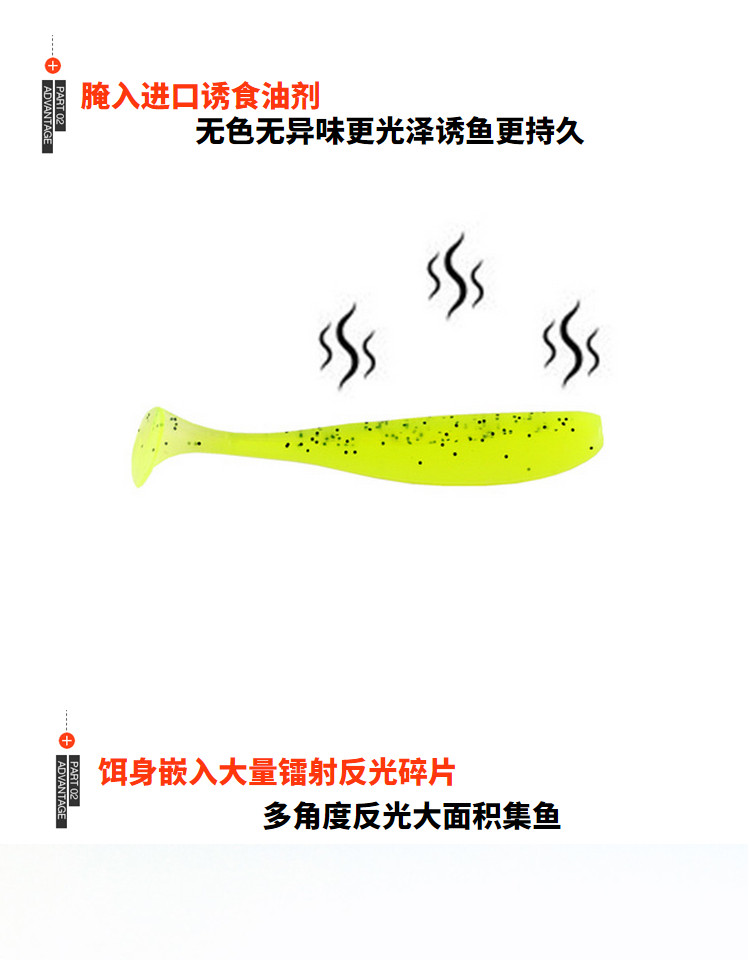 Floating Paddle Tail Fishing Lure Soft Baits Fresh Water Bass Swimbait Tackle Gear