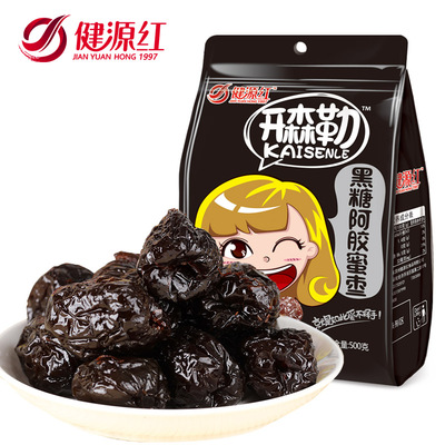 健源红黑糖阿胶蜜枣500g