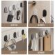 German Precision Hooks with Strong Adhesive, No-Drill Wall-Mounted Hooks for Kitchen, Bathroom, and Behind Doors, Traceless Adhesive Hooks