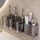 German Seiko toothbrush storage rack without punching bathroom tooth cup mouthwash cup storage wall-mounted electric toothbrush holder