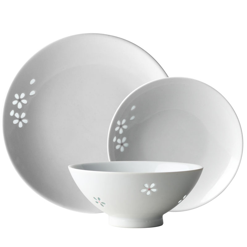 About Nine soil suit group and exquisite porcelain and ceramic Japanese - style tableware bowl of rice noodles white bowls dish dishes cup home