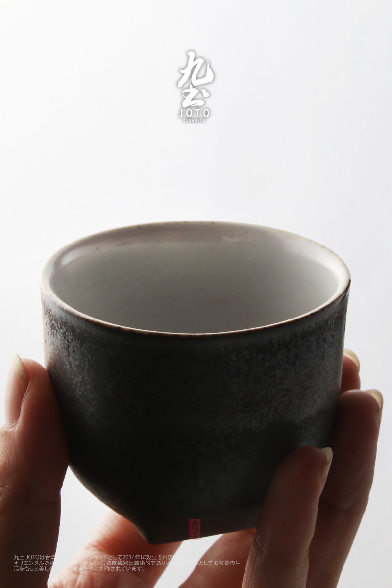 About Nine soil tea sample tea cup, small cup of puer tea cup archaize restoring ancient ways Japanese zen kung fu tea set, ceramic cups