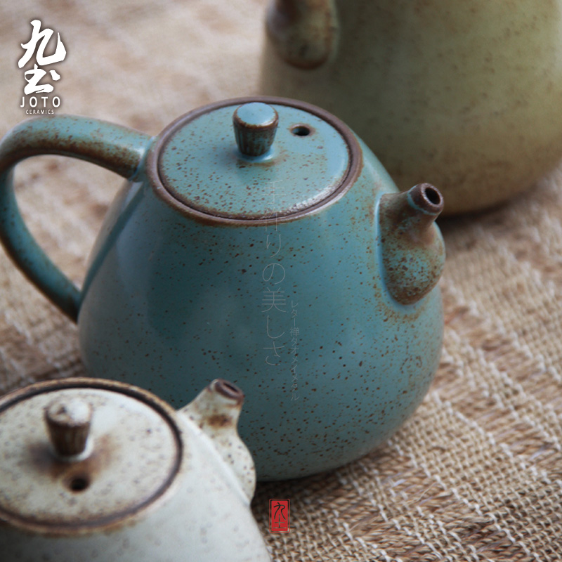 About Nine soil coarse TaoZheng put pot of Japanese tea taking kung fu tea zen tea tea kettle Japanese little teapot ceramic pot