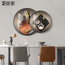 Golden Leaf Restaurant Decoration Painting Light Extravagant Style Modern Minimalist Dining Room Painting High-end Composition Suit Kitchen Murals