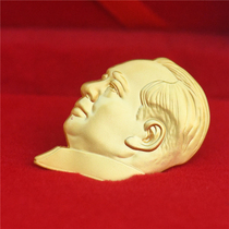 Mao Lord like Zhang Badge Mao Grandpa Memorial Zhang Weiwei Head of the Chest Badge of the Peoples Head Zhang 3 5CM Red Gai Box