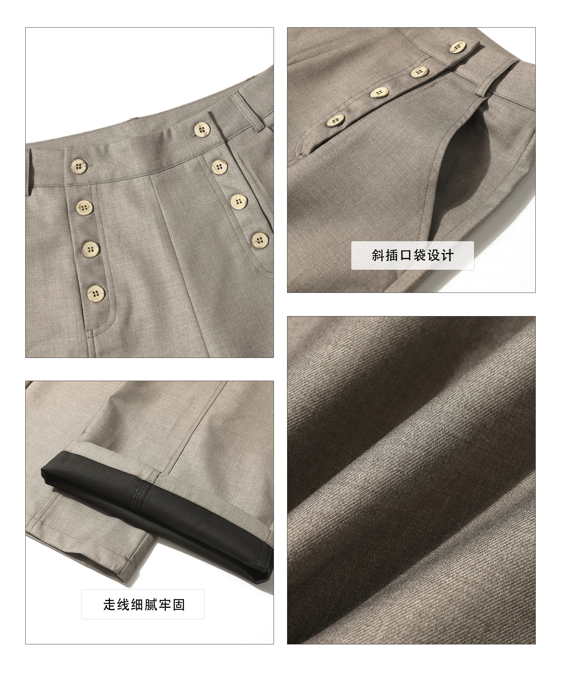 Штаны, повседневные брюки для отдыха, в американском стиле, изысканный стиль, свободный прямой крой 