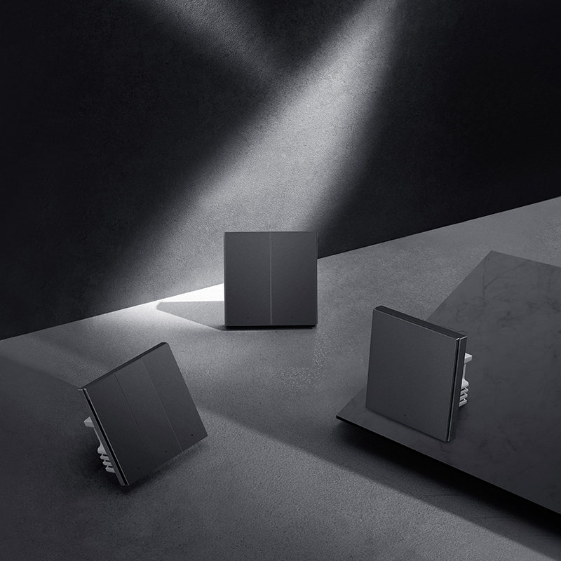 Xiaomi Green Miaqara New Pint Dimming New Homekit Single Double Triple Key 86 Type Smart Wall Switch H1Pro